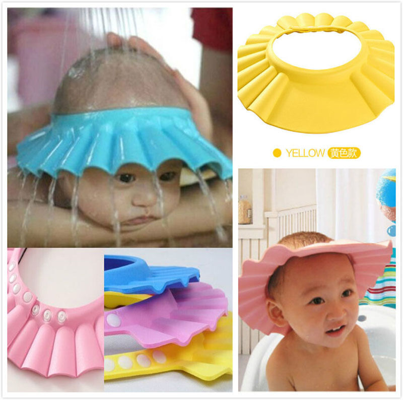 Baby Bath Head Cap Adjustable Visor